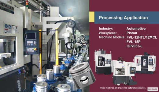 Automotive Industry│Piston Processing Application